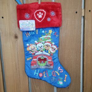 Paw Patrol 20" Christmas Stocking Howl For The Holidays NWT